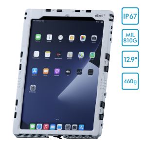 aiShell 12, wei Schutzgehuse mit Touchfolie klar fr Apple iPad Pro 12.9 3/4/5/6
