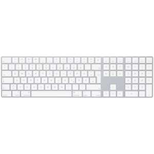 Apple Magic Keyboard Tastatur (DE), silber mit Nummernblock (MQ052D/A) fr Apple iPad Pro 12.9 4 (2020 - Modelle A2229, A2069, A2232)