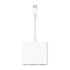 Apple USB-C auf Digital-AV-Multiport-Adapter (MUF82ZM/A) fr Apple iPad Pro 12.9 6 (2022 - Modelle A2764, A2437, A2766)