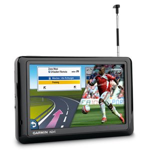 Garmin nüvi 1490TV, vorinstallierte Karten für 41 Ländern West- und