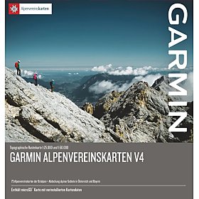 Garmin Alpenvereinskarten V4 auf Speicherkarte