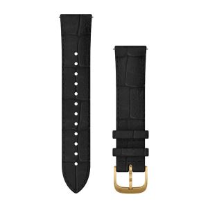 Garmin Leder Schnellwechsel Armband 20mm, schwarz (010-12924-22) fr Garmin Venu 2 Plus