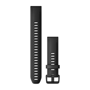 Garmin QuickFit 20 Silikon Armband, schwarz (010-12942-00) fr Garmin fenix 7S