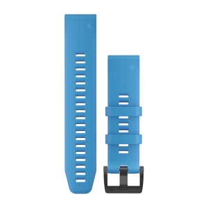 Garmin QuickFit 22 Silikon Armband, blau (010-12740-03) fr Garmin fenix 6 Pro