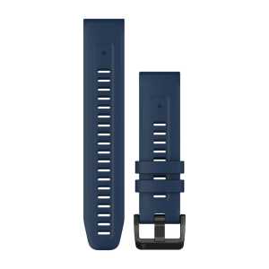 Garmin QuickFit 22 Silikon Armband, dunkelblau (010-13111-31) fr Garmin epix (Modell 2022)