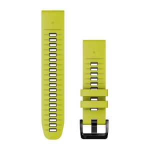 Garmin QuickFit 22 Silikon Armband, gelb/graphit (010-13280-03) fr Garmin Instinct Solar