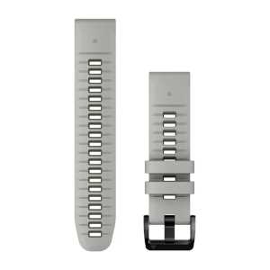 Garmin QuickFit 22 Silikon Armband, grau/mossgrn (010-13280-08) fr Garmin epix (Modell 2022)
