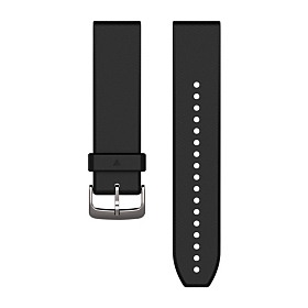Garmin QuickFit 22 Silikon Armband, schwarz (010-12500-00) fr Garmin quatix 6
