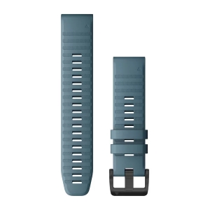 Garmin QuickFit 22 Silikon Armband, blau (010-12863-03) fr Garmin fenix 6 Pro