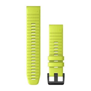 Garmin QuickFit 22 Silikon Armband, gelb (010-12863-04) fr Garmin epix (Modell 2022)