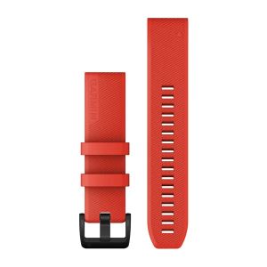 Garmin QuickFit 22 Silikon Armband, rot (010-12901-02) fr Garmin fenix 6 Pro