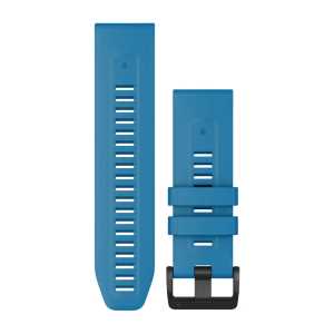 Garmin QuickFit 26 Silikon Armband, blau (010-13117-30) fr Garmin fenix 7X Solar