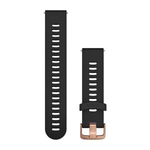 Garmin Silikon Schnellwechsel Armband 20mm, schwarz (010-11251-1H) fr Garmin Forerunner 245