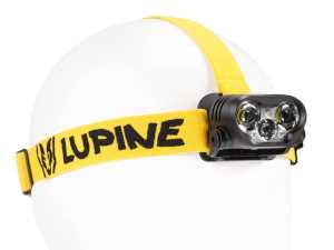 Lupine Blika X4 SC Stirnlampe (Stirnband: gelb-schwarz) mit 2400 Lumen + 3.5 Ah Smartcore Akku (FastClick)