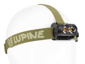 Lupine Piko X4 SC Stirnlampe (Stirnband: oliv) mit 2100 Lumen + 3.5 Ah Smartcore Akku (FastClick)