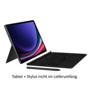 Samsung Keyboard Book Cover, schwarz (EF-DX815) fr Samsung Galaxy Tab S9+