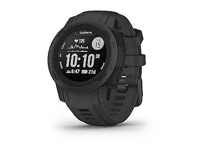 Garmin Instinct 2S, grau (010-02563-00), Outdoor Smartwatch mit Silikon Armband grau