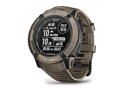 Garmin Instinct 2X Solar Tactical, oliv (010-02805-02), Outdoor Smartwatch