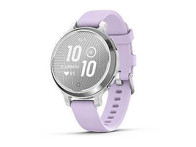 Garmin Lily 2 Active (010-02891-01), Fitness Smartwatch mit Silikon Armband, rosa