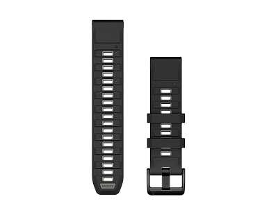 Garmin QuickFit 22mm Silikon Armband, schwarz/grau (010-13392-00) fr Garmin Instinct Solar