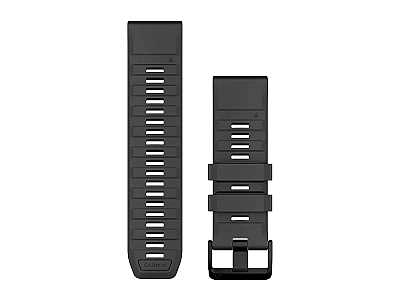 Garmin QuickFit 26 Silikon Armband, graphit (010-13393-07) fr Garmin Instinct 2X (2023)