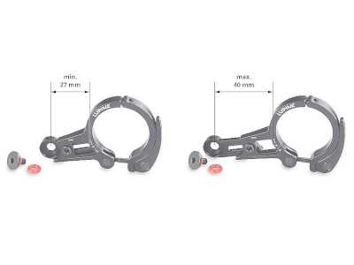 Lupine Flexmount Schnellspanner 25,4mm (d263) fr Lupine Betty Stirnlampe